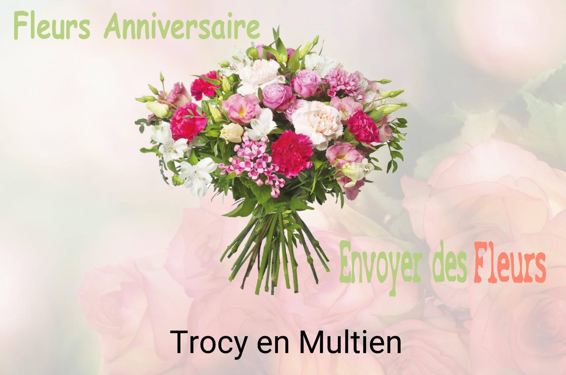 Bouquet de fleurs d’anniversaire livré à Trocy-en-Multien